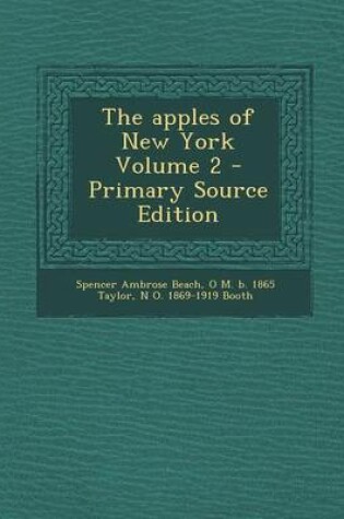 Cover of The Apples of New York Volume 2 - Primary Source Edition