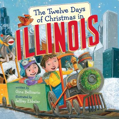 Book cover for The Twelve Days of Christmas in Illinois