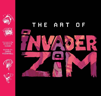 Book cover for The Art of Invader Zim