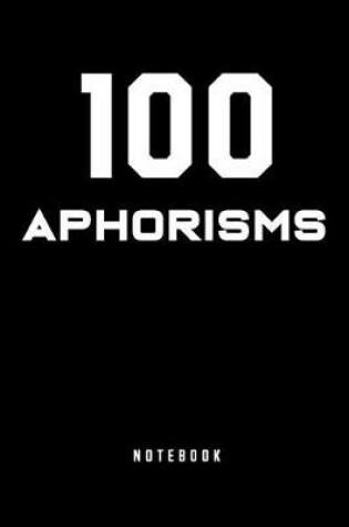 Cover of 100 Aphorisms Notebook