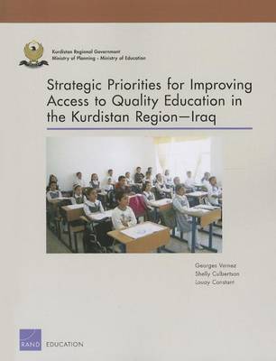 Book cover for Strategic Priorities for Improving Access to Quality Education in the Kurdistan Region Iraq