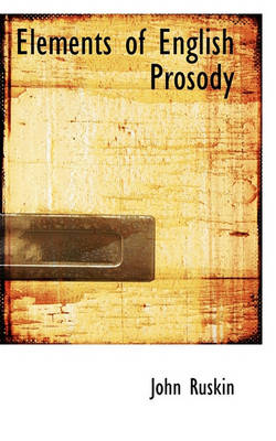 Book cover for Elements of English Prosody