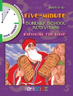 Book cover for 5 Minute Sunday School Activities: Exploring the Bible