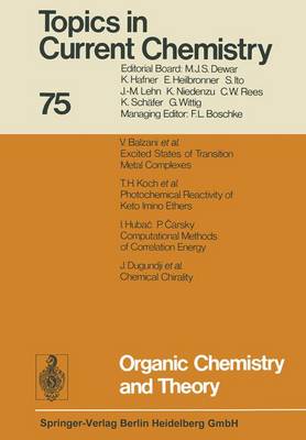 Cover of Organic Chemistry and Theory