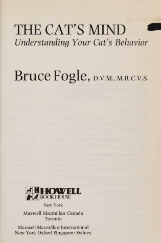 Cover of The Cats Mind (Understanding Your Cats Behavior)