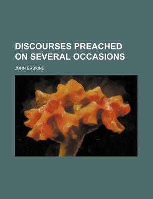 Book cover for Discourses Preached on Several Occasions