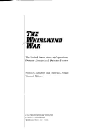 Cover of The Whirlwind War (Paperback)