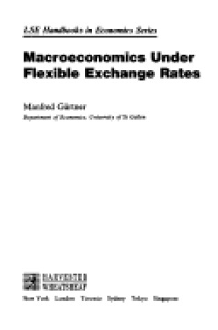 Cover of Macroeconomics Under Flexible Exchange Rates