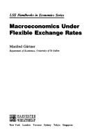 Book cover for Macroeconomics Under Flexible Exchange Rates