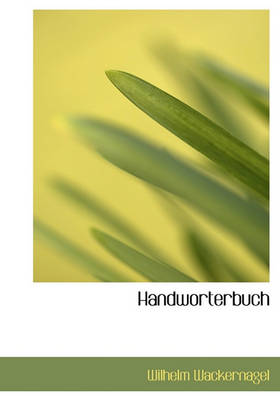 Book cover for Handworterbuch