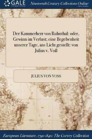 Cover of Der Kammerherr Von Ruhnthal