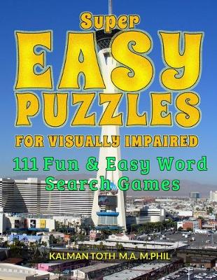 Book cover for Super Easy Puzzles for Visually Impaired