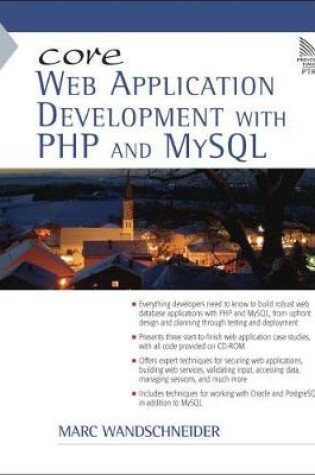 Cover of Core Web Application Development with PHP and MySQL