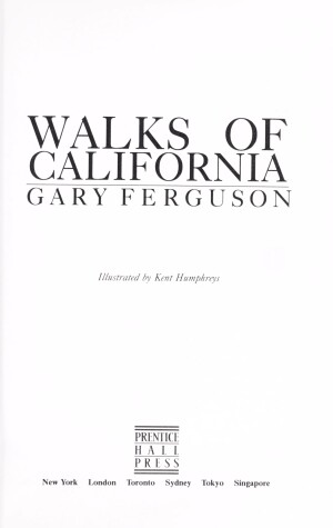 Book cover for Walks of California