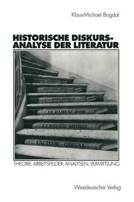 Cover of Historische Diskursanalyse Der Literatur