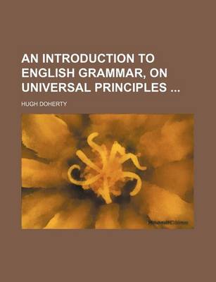 Book cover for An Introduction to English Grammar, on Universal Principles