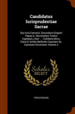 Cover of Candidatus Iurisprudentiae Sacrae