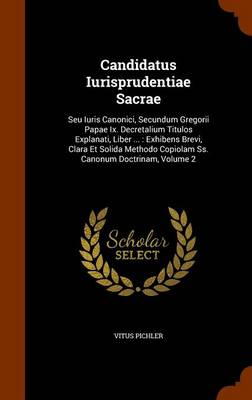 Book cover for Candidatus Iurisprudentiae Sacrae