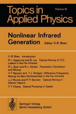 Cover of Nonlinear Infrared Generation