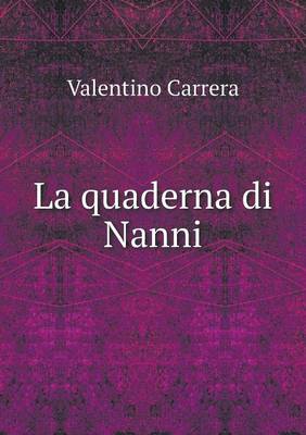 Book cover for La quaderna di Nanni