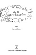 Book cover for My Sin and Nothing More