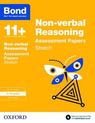 Book cover for Bond 11+: Non-verbal Reasoning: Stretch Papers