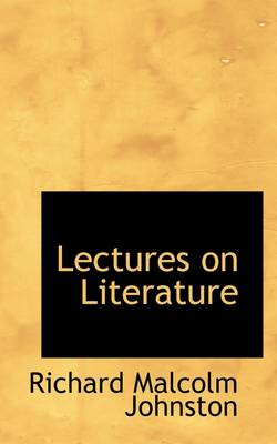 Book cover for Lectures on Literature