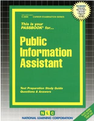 Book cover for Public Information Assistant