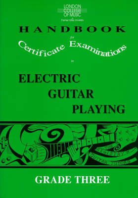 Cover of London College of Music Handbook for Certificate Examinations in Electric Guitar Playing