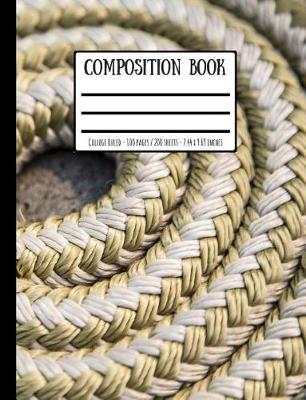 Book cover for Sailing Rope Cheese Composition Book