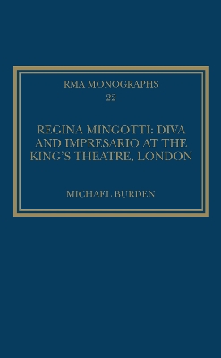 Book cover for Regina Mingotti: Diva and Impresario at the King's Theatre, London