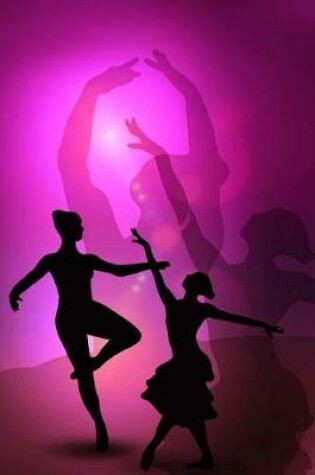 Cover of Ballet Dancer Silhouettes in Purple Journal