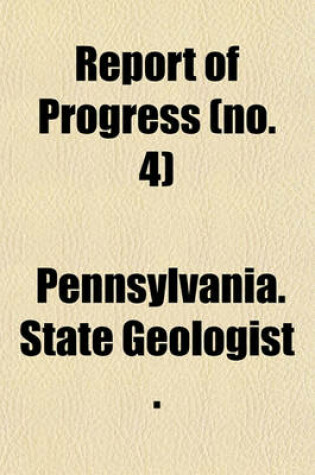 Cover of Report of Progress (Volume 4)