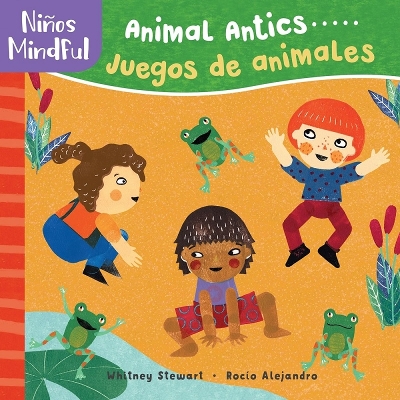 Book cover for Animal Antics / Niños Mindful: Juegos de animales