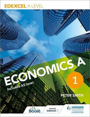 Book cover for Edexcel A level Economics A Book 1