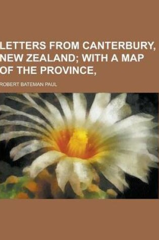 Cover of Letters from Canterbury, New Zealand