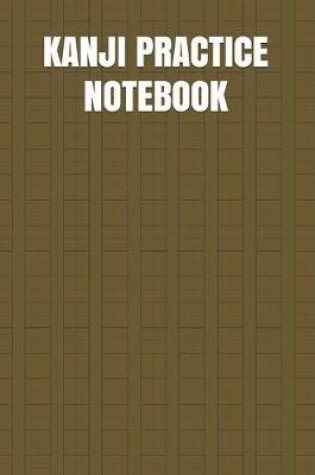 Cover of Kanji Practice Notebook