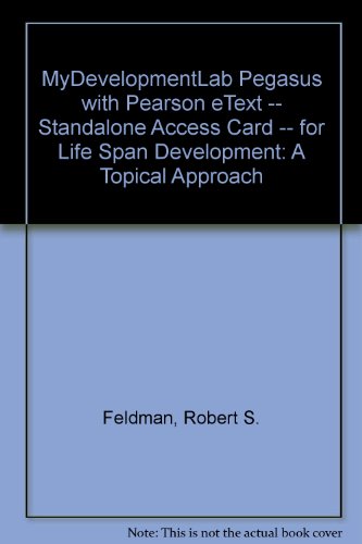 Book cover for MyLab Human Development Pegasus with Pearson eText -- Standalone Access Card -- for Life Span Development