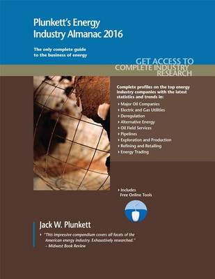 Book cover for Plunkett's Energy Industry Almanac 2016