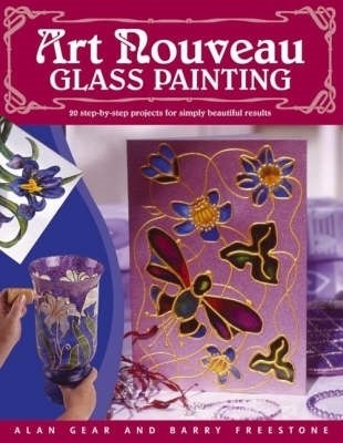 Book cover for "Art Nouveau" Glass Painting Made Easy