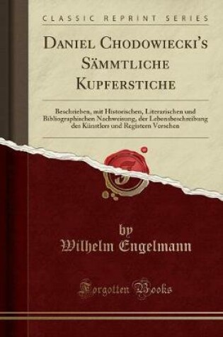 Cover of Daniel Chodowiecki's S�mmtliche Kupferstiche