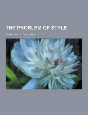 Cover of The Problem of Style