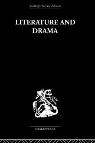 Cover of Literature and Drama