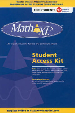 Cover of MathXL for Statistics for Managers Using Microsoft Excel 12-month Student Access Code