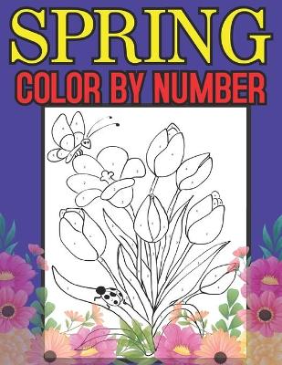 Book cover for Spring Color By Number