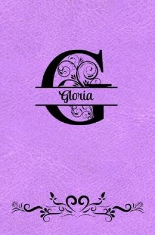 Cover of Split Letter Personalized Name Journal - Gloria