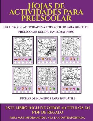 Cover of Fichas de números para infantile (Hojas de actividades para preescolar)