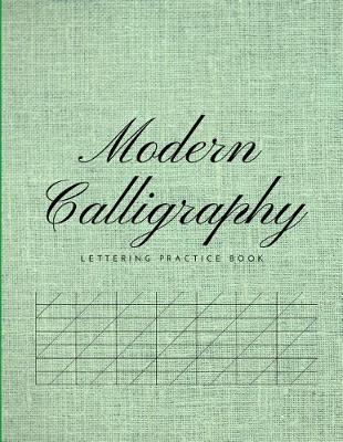 Book cover for Modern Calligraphy Lettering Practice Book