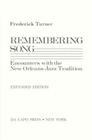 Cover of Remembering Song