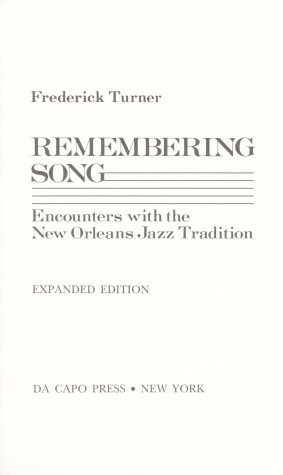 Book cover for Remembering Song